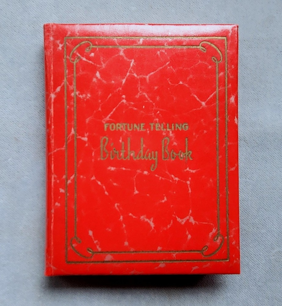 The Good Fortune Birthday Book by Samuel Ward—Boston Pocket Hard Cover MINT