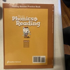 From Phonics to Reading (Fluency Booster), Gr. K [Sadlier, 2023 SC LN]