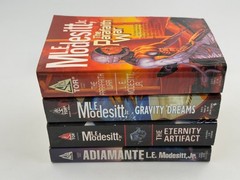 L.E. Modesitt, Jr. Sci-Fi Tor FE 4 PB Lot 1990s – 2000s Vintage