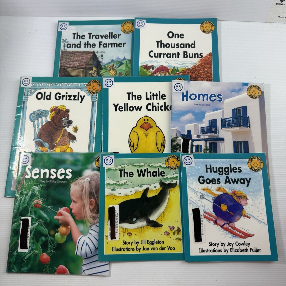 Sunshine Books | Childrens Readers X8 | Mixed Lot | Ex Library
