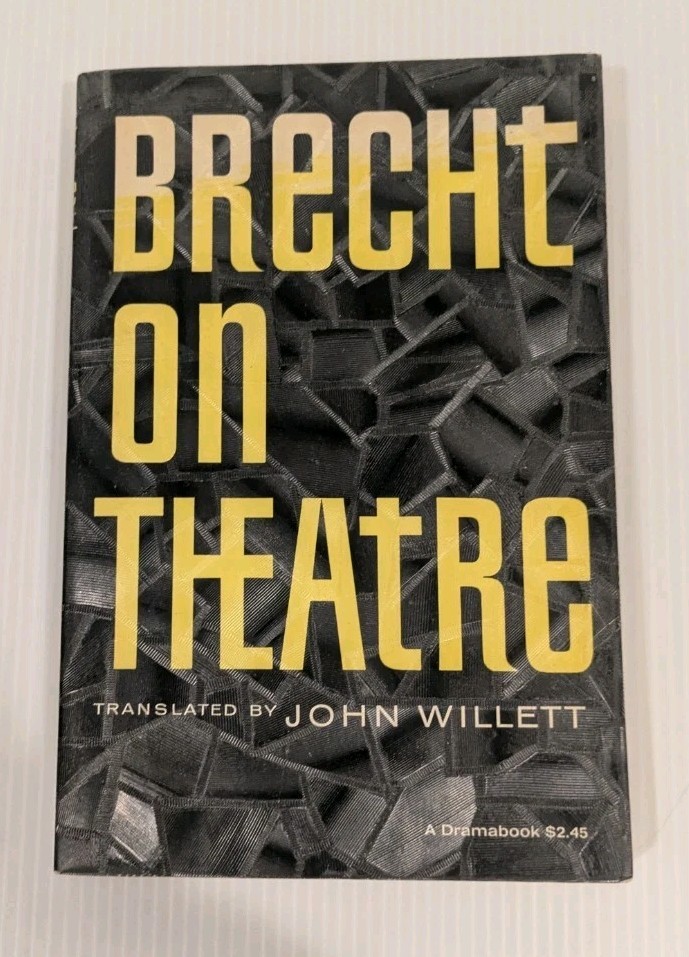 RARE Brecht on Theatre, John Willett 1964 Hill & Wang TRUE 1st Ed Textured Cover