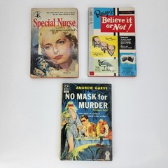 Lot of 11 vintage paperback books 1950s 1960s murder scifi humor mystery crime