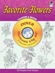 Favorite Flowers CD-ROM and Book (Dover – Paperback, by Dover – Very Good
