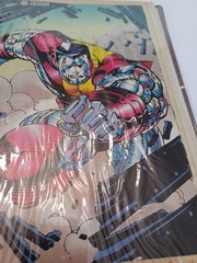 Book Of Various Super Heros Small Posters And Cards USED SEE Photos