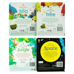 Usborne Peep Inside Gift Set 4 Board Books Set – Ages 3+ – By Anna Milbourne