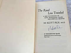 The Road Less Traveled A New Psychology of Love SIGNED Copy 1979 Paperback
