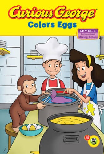 Curious George Colors Eggs Early Reader – Paperback By Rey, H. A. – GOOD