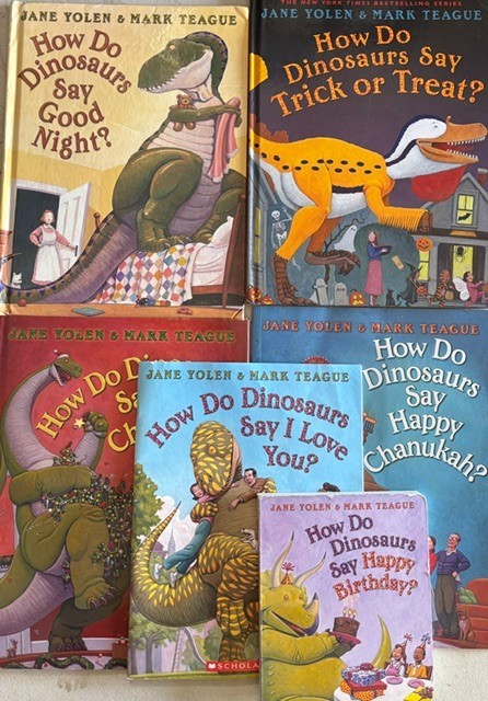 Lot of 6 How Do Dinosaurs Books by Jane Yolen – Paperback & Hardcover