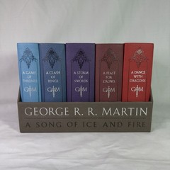 A Song of Ice and Fire Leather Bound 5-Book Box Set George R.R. Martin