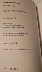 Oracle of the Illuminati William Henry Paperback 2005 Esoteric Occult Book