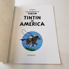 Tintin in America by Herge Softcover Egmont Graphic Novel Adventure Book