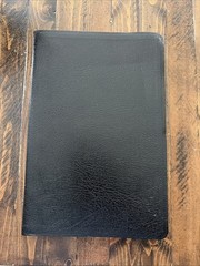 2006 Black Simulated Leather Large Print LDS Triple 9-1/2” X 6-1/4” Clean!