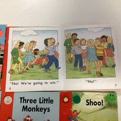Sunshine Kindergarten Reader 10 Book Lot Level A-C Rigby Wright