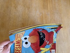 Vintage 90s Sesame Street Magazine, Fun and Games with Elmo, Paperback, 1993