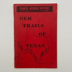 Gem Trails of Texas by Bessie W. Simpson Fourth Revised Edition 1973 GC 88 pages