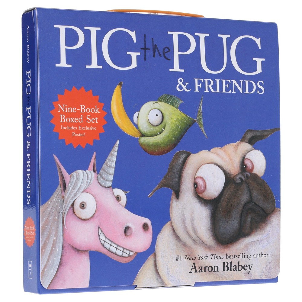 Pig The Pug & Friends 9 Books Set by Aaron Blabey – Ages 3+ – PB