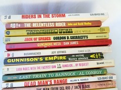 —You choose – nice vintage 1960s 1970s western paperback cowboy books