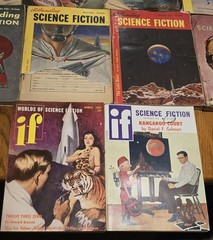 Lot of 10 Different Vintage 1950’s Astounding Science Fiction Pulp Magazines