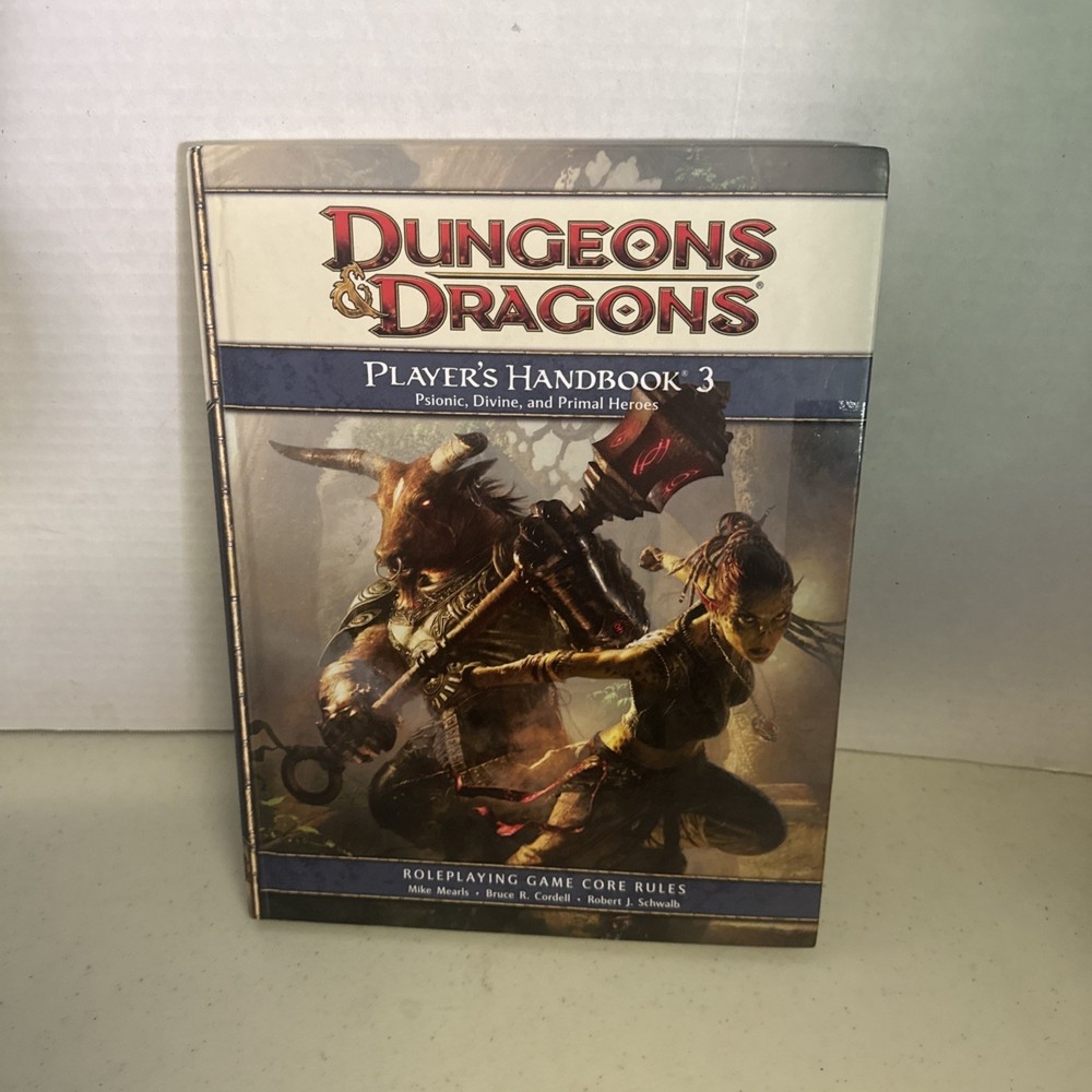 Player’s Handbook 3: A 4th Edition D&D Core Rulebook – Hardcover – GOOD