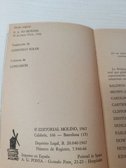 Criminales Planes Alfred Tack (Molino 1966) – Book Spanish
