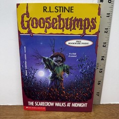 Goosebumps Scarecrow Walks At Midnight TRUE 1st Print Bookmark R.L. Stine #20