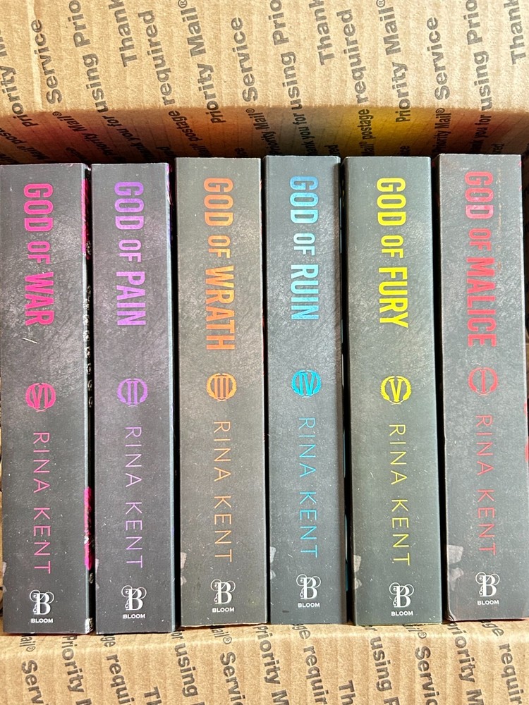 6 Legacy of Gods Series 1st Ed/1st Print w/Signed Bookplates by Rina Kent OOP