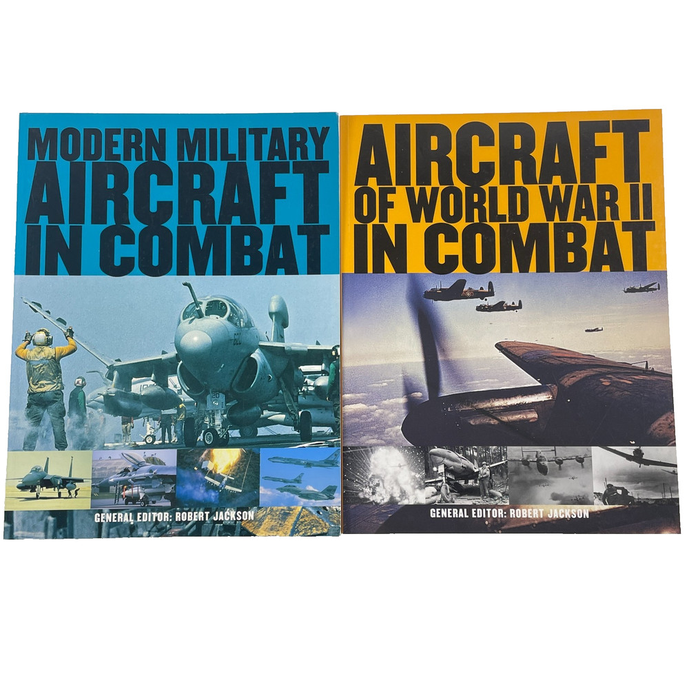 Lot 2 Robert Jackson Combat Aircraft World War II Modern Military Books 2008