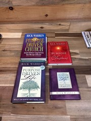 Lot of 4 Rick Warren Purpose Driven Life, Church, Christmas & Graduate