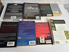 Lot of 8 UFO Alien Books Paranormal Unexplained Phenomena Crop Circles Sci-Fi