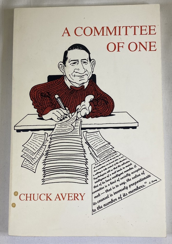 A Committee Of One Chuck Avery Paperback￼