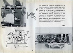 PFAFF 362-261 Automatic Sewing Machine Instruction Manual IN GERMAN – WIRE BOUND