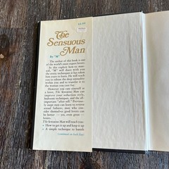 The Sensuous Man By M 1971 Second Printing Lovemaking Guide Self-Help How To