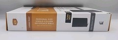 KJV Large Print Single Column Bible Indexed Leatherback By Thomas Nelson