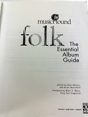 MusicHound Folk: The Essential Album Guide by Neal Walters W/CD