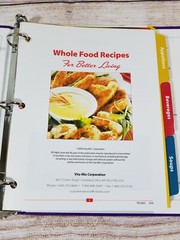2004 Vita-Mix Whole Food Recipes For Better Living – Ring Bound Book 260 pages