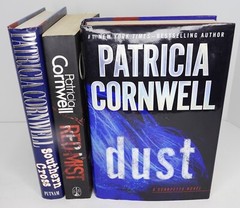 Patricia Cornwell Lot of 3 First Print Novels Scarpetta Hammer Mist Dust Cross