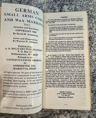 German Small Arms Codes WaA Markings Collectors Pocket Reference WWII Military