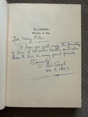 Gift of the Forest R. Lal Singh Signed and Inscribed Rare Punjabi Sikh Vintage