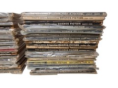 VTG Astounding Science Fiction Pulp Magazine Books Lot of 56 1940s 1950s 1960s