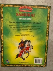 2 Awesome Adventures Reusable Sticker Book – ASTRONAUTS & SAMURAI. Unused!