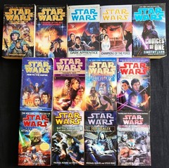 Lot 13 STAR WARS PB~Clone Wars: Medstar I & II~Jedi Academy 1-2~Darksaber+~LN/VG
