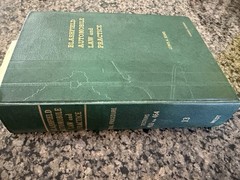 Blashfield Automobile Law and Practice Vol 13 Trial Procedure 1969