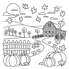 Fall Vibes Coloring Book