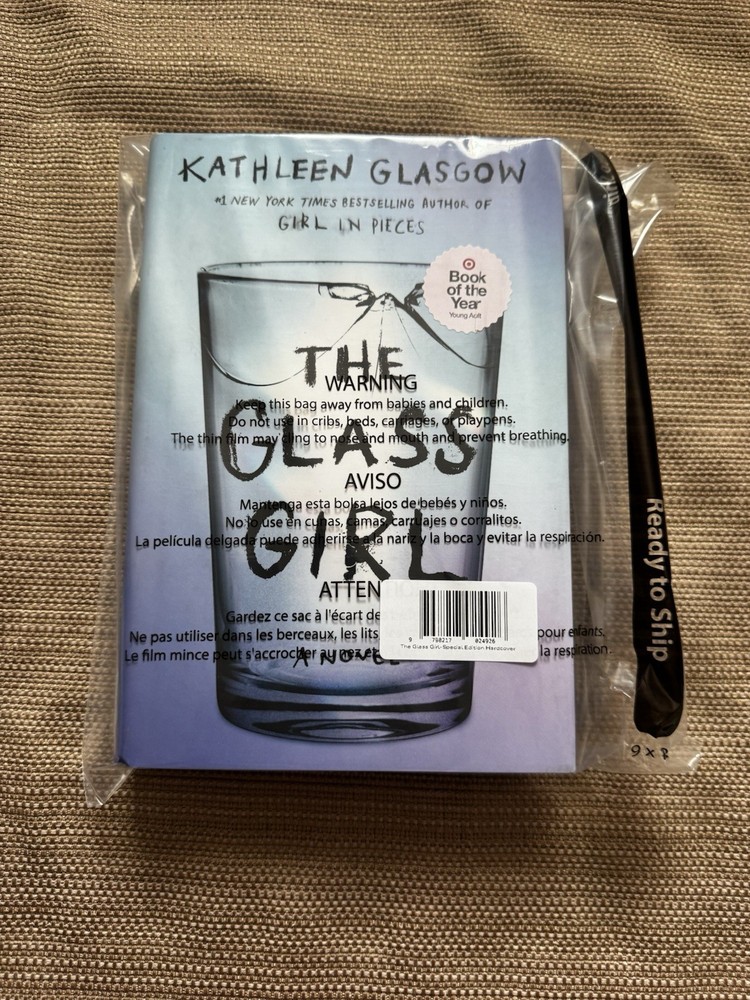 The Glass Girl by Kathleen Glasgow Hardcover Book W/ Sprayed Foredge BRAND NEW!
