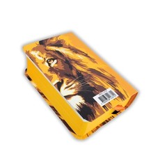 Biblia Mini Bolsillo RV1960, tapa flexible león Tribu de Judá,