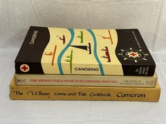 Vintage Book Red Cross Canoeing Brown Survival LL Bean Cookbook First Edition
