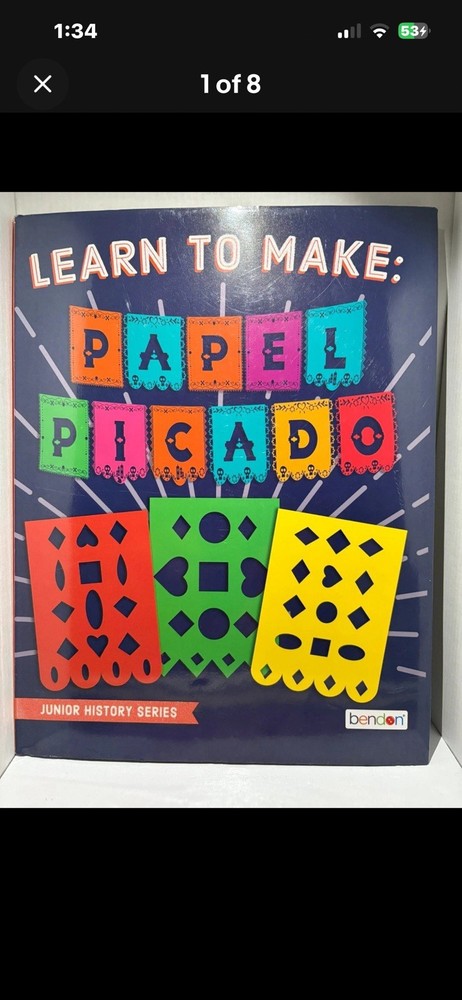 NEW LEARN TO MAKE PAPEL PICADO Paper Banner DIY Punch BENDON INC. ART IS LIFE