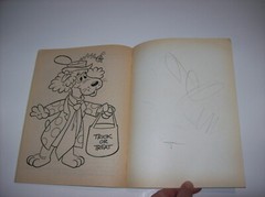 Lot of Vintage 1980s Coloring Books: HUGGA BUNCH, Pound Puppies, Flower Kids