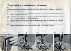 PFAFF 362-261 Automatic Sewing Machine Instruction Manual IN GERMAN – WIRE BOUND