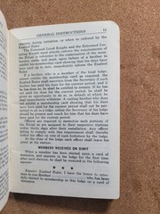 Vintage 1979 BPO Elks Ritual Book / Guide 76 pages – Fraternal Club